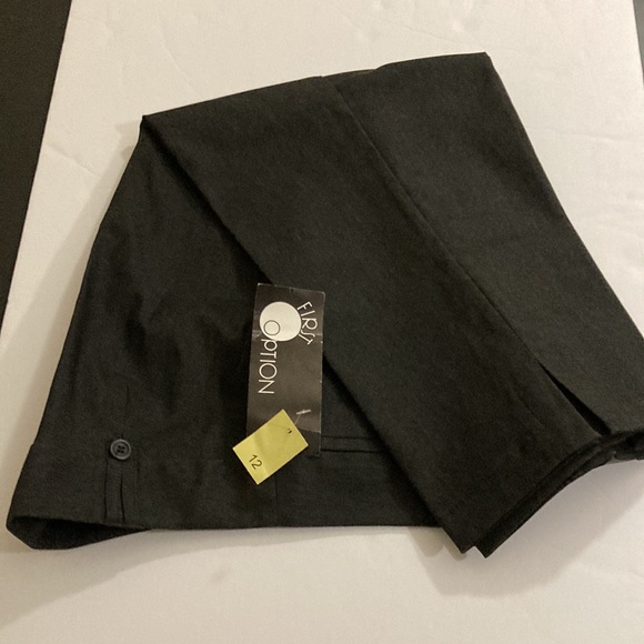 First Option Capri black pants size 12 new with tags - Picture 8 of 9